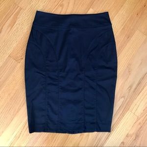 H&M Navy Pencil Skirt
